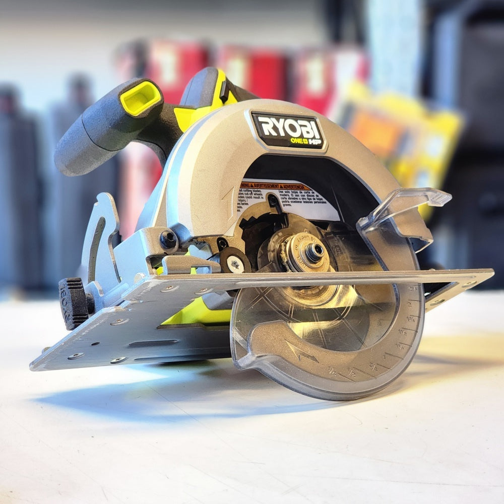 One + HP 18V Brushless Cordless Compact 6-1/2 in. Circular Saw One + HP 18V Brushless Cordless Compact 6-1/2 in. Circular Saw